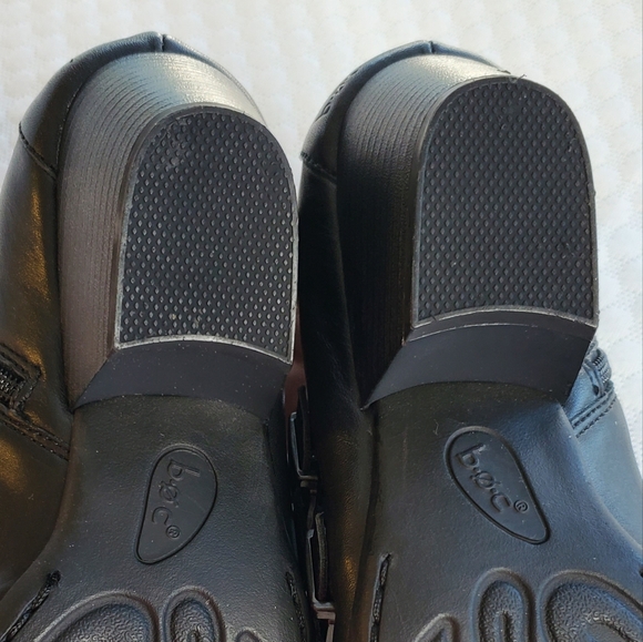 BOC‎ Born Concepts Ankle Booties Comet Womens 7M Leather Black Buckle Block Heel - Picture 15 of 16
